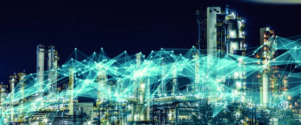 Endüstri 4.0 Nedir? Çeliğin Dijital Gücü dijital bağlantılı modern sanayi tesisi